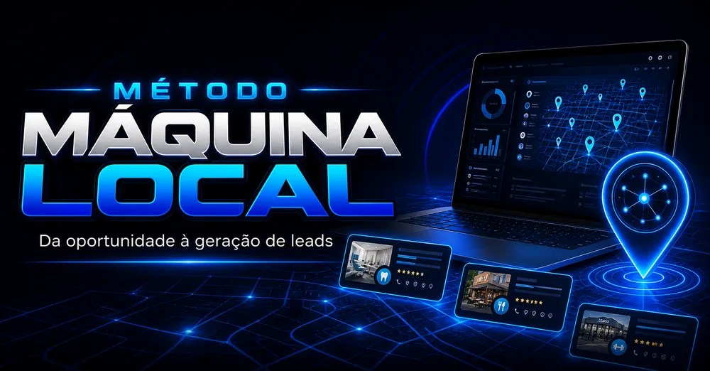 Método Máquina Local: curso de aluguel de sites, da oportunidade à geração de leads